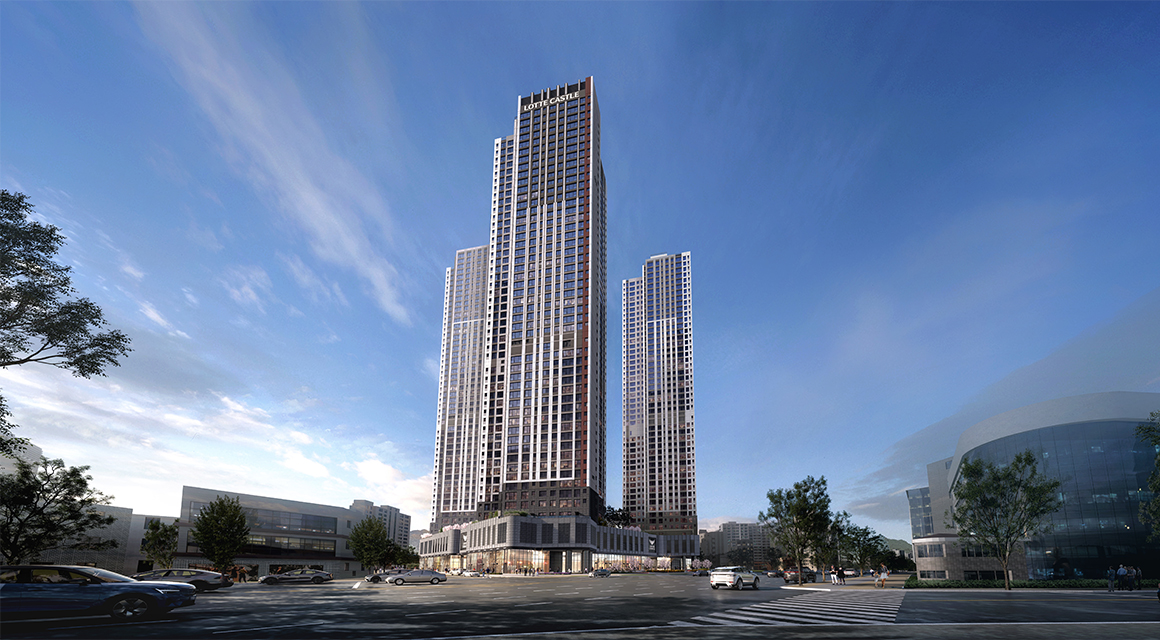 울산 롯데캐슬 분양 투시도