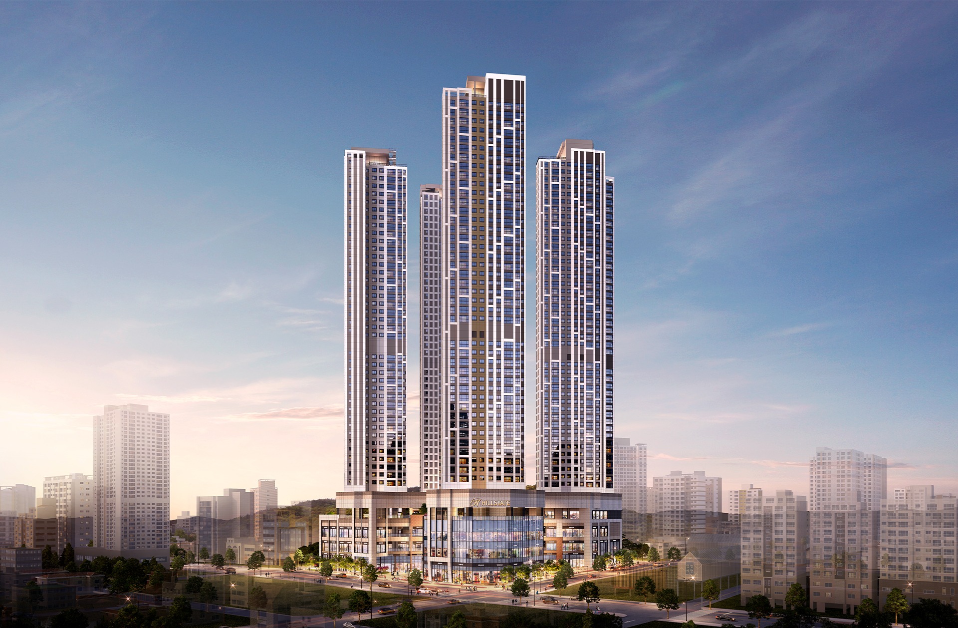 문수로 힐스테이트 | 울산 남구 46층 랜드마크 & 트램, 모델하우스 안내