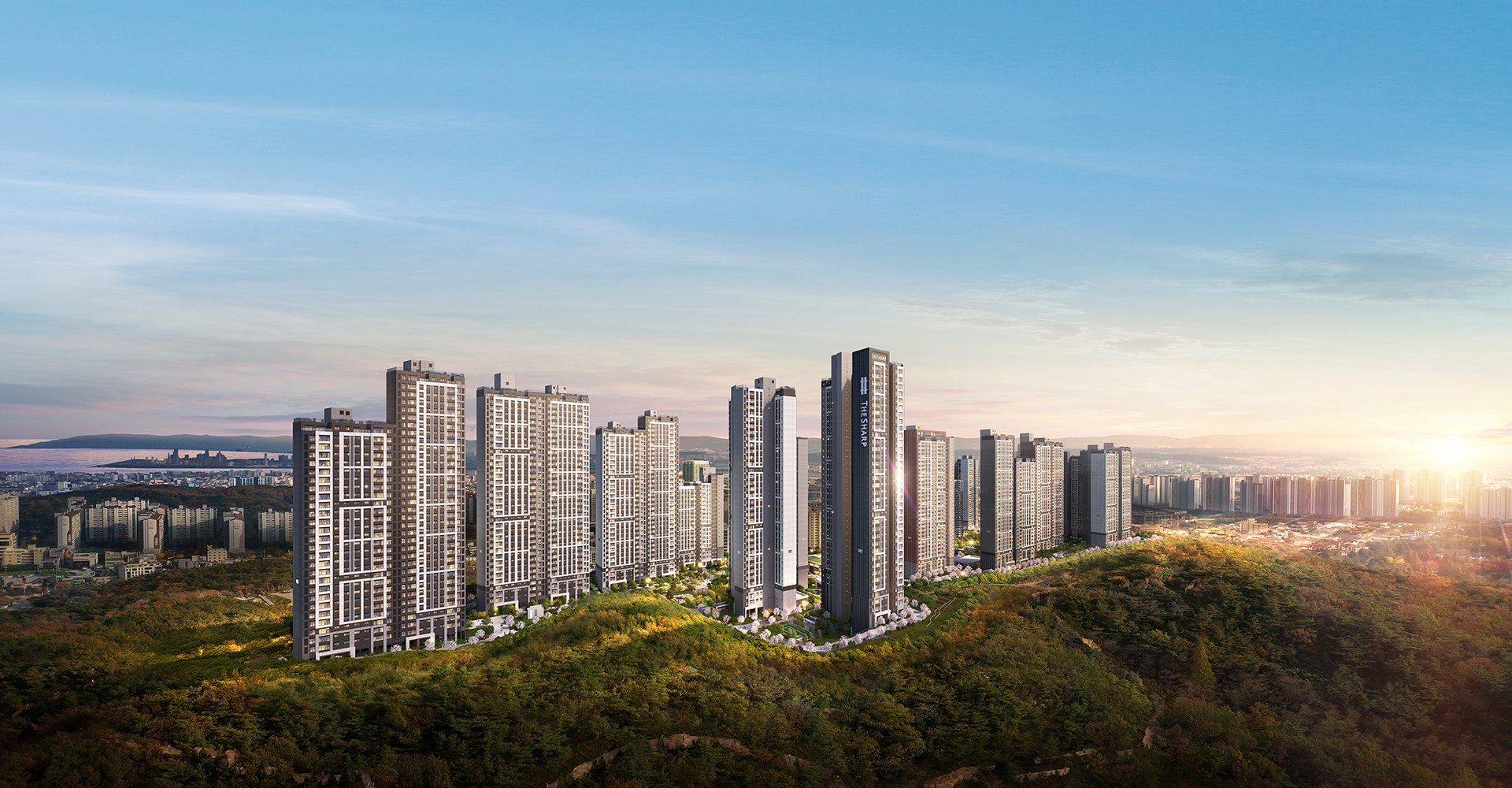 포항 상생공원 더샵 힐스테이트 모델하우스 1단지 2단지