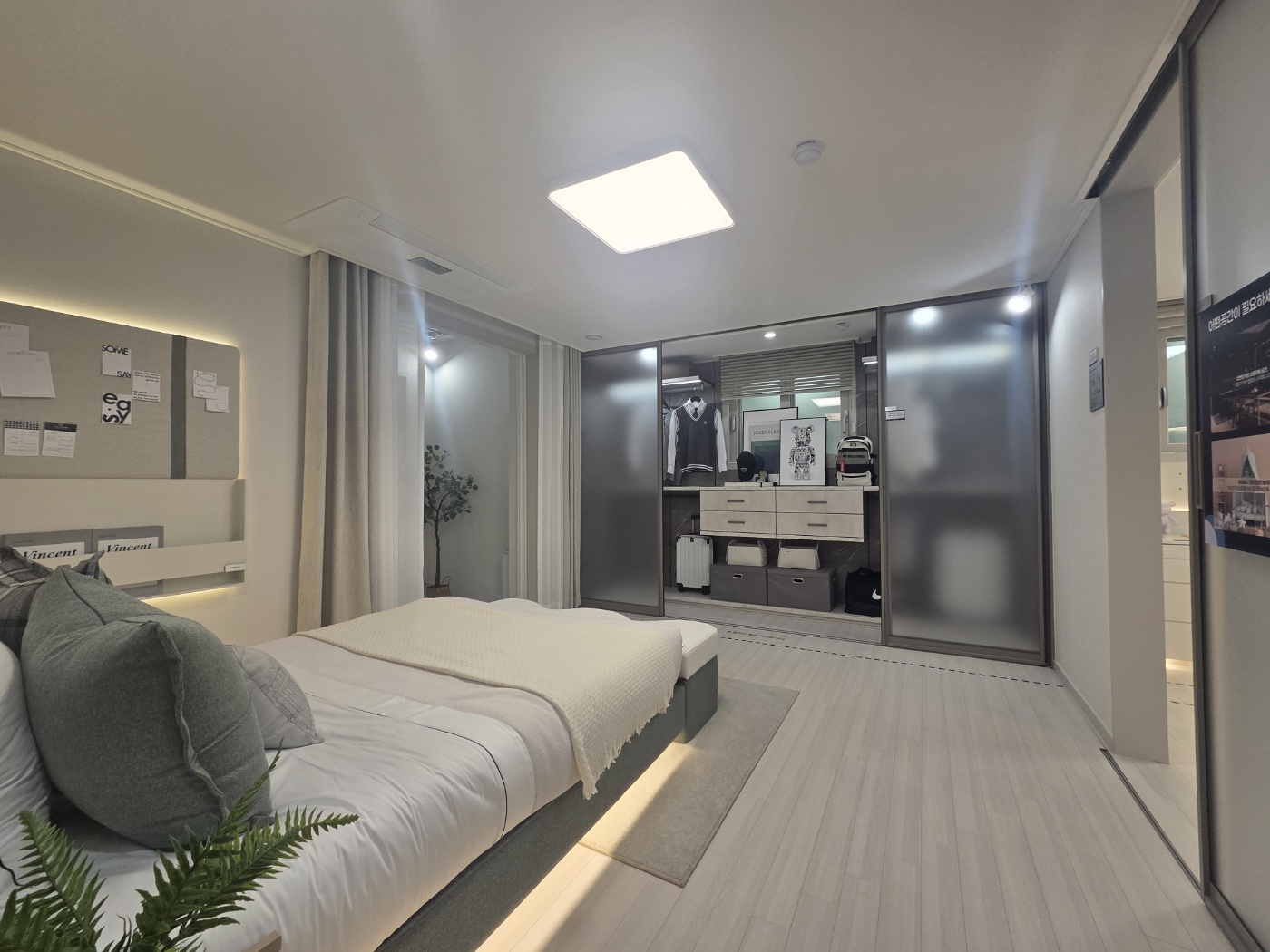 울산 문수로 코아루 에듀스카이 84A 실사진 침실