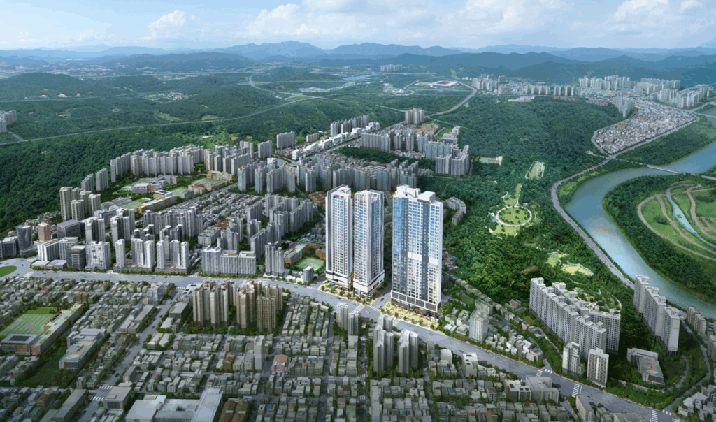 울산이안문수로광역조감도