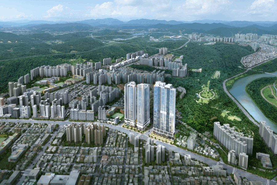 울산이안문수로광역조감도