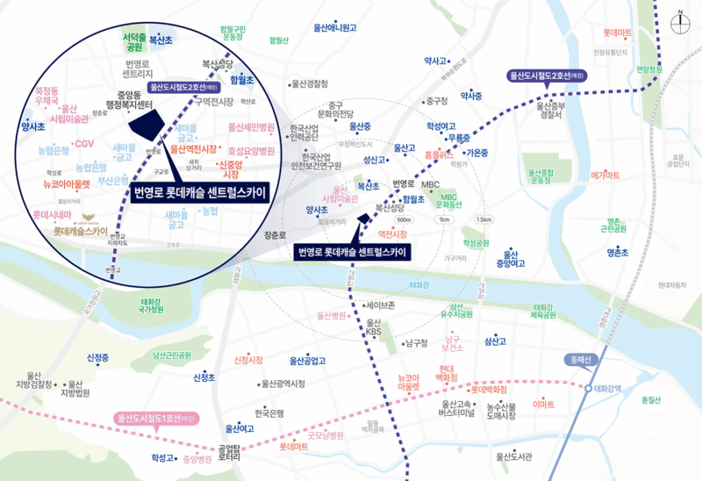 번영로롯데캐슬입지(확대)