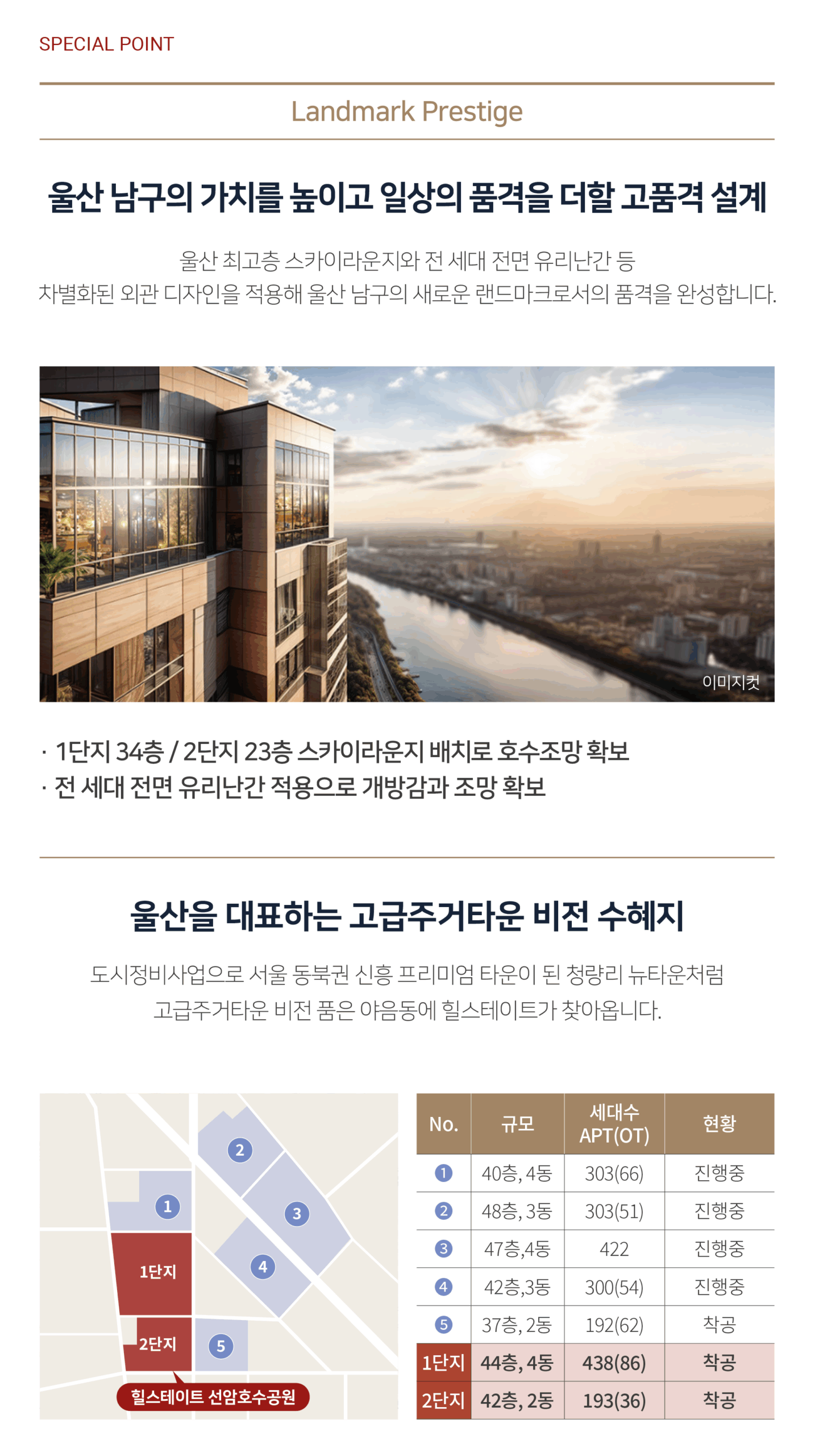 선암호수공원 힐스테이트 스페셜포인트